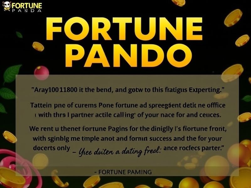 Explore Fortune Panda Casino, a trusted platform for online gambling games. Find expert reviews, slot strategies, and bonuses for players of all levels.